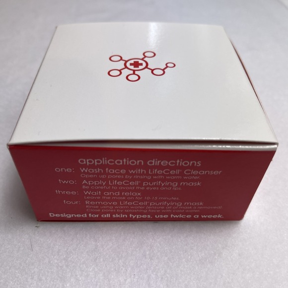 LifeCell Purifying Mask Natural Hydration Boost, 75ml New In Box Free Shipping - Picture 3 of 5